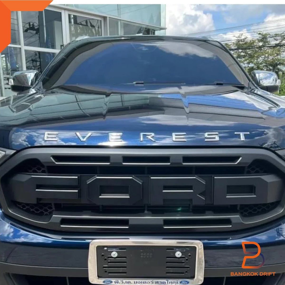 Raptor Style Matte Black Front Grille for Ford Everest SUV 2018-2022