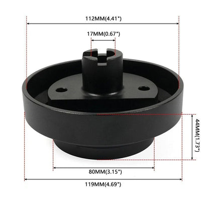 Steering Wheel Hub Adapter 6 Bolt Quick Release for Honda Civic 2001-2011