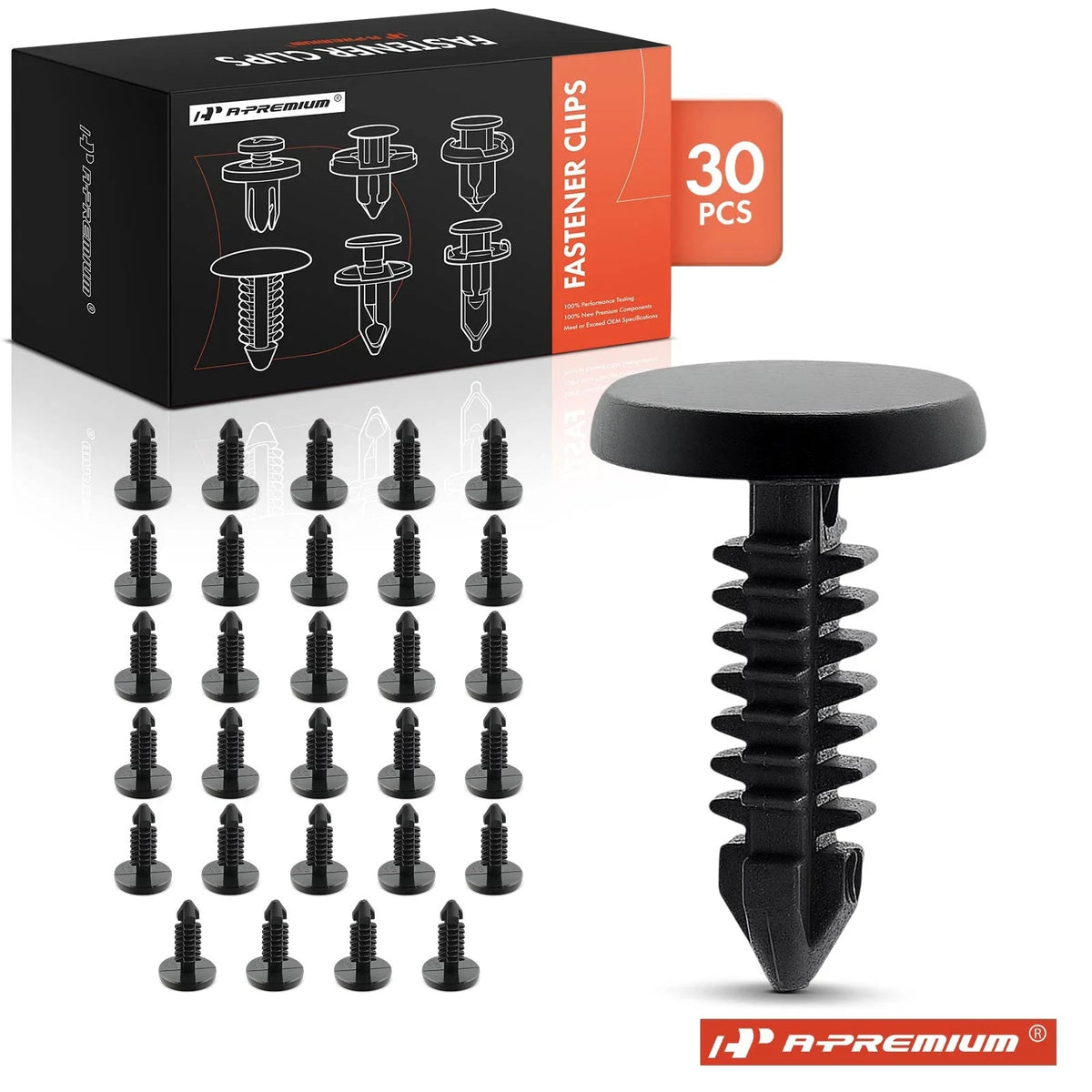 30Pcs Weatherstrip Retainer Clips for GM Chevy Buick