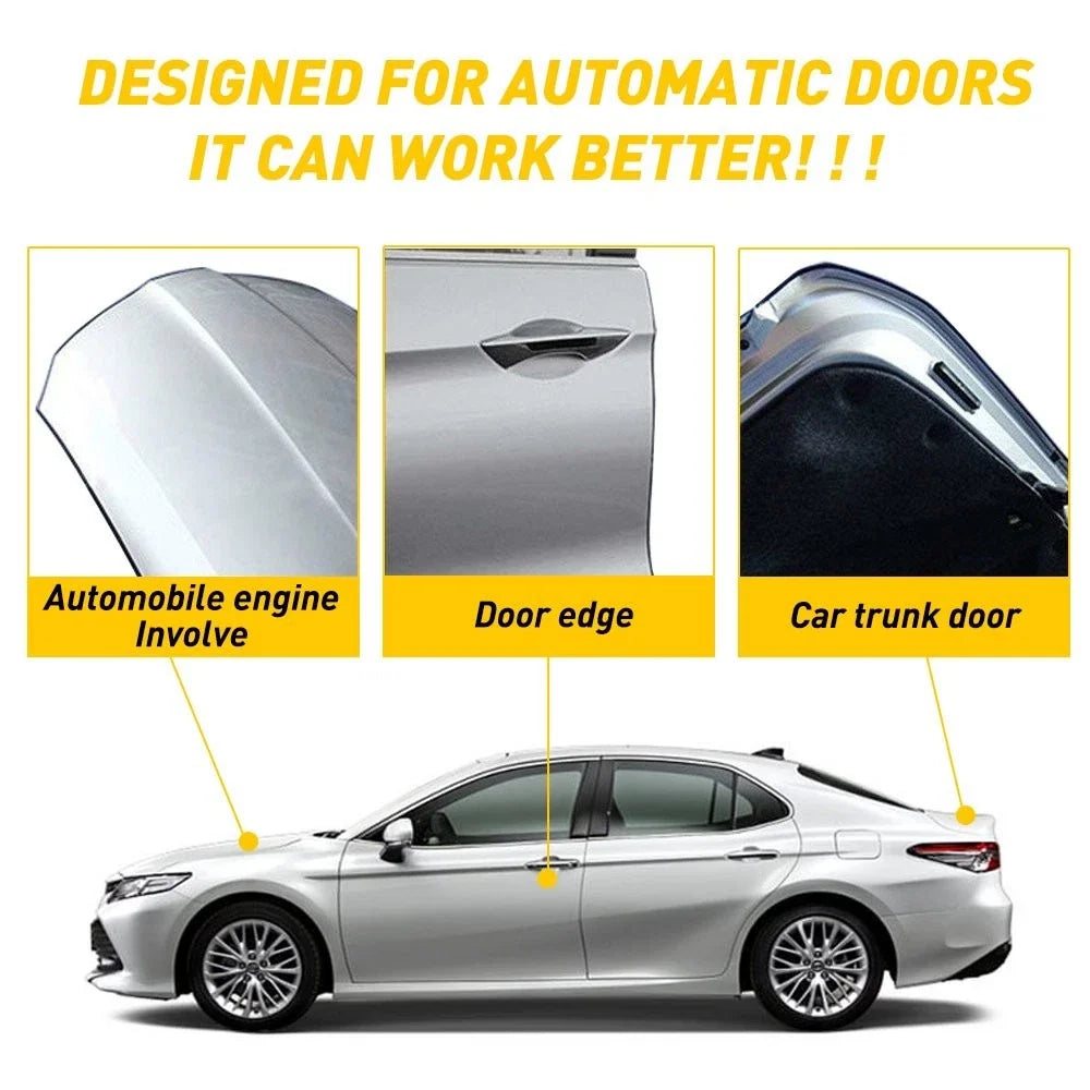 16Ft Rubber Door Edge Guard Trim for Universal Vehicles (RHD)