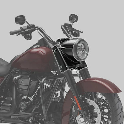 7" Round Headlight Nacelle Cover for Harley Touring Road King (2014–2023)