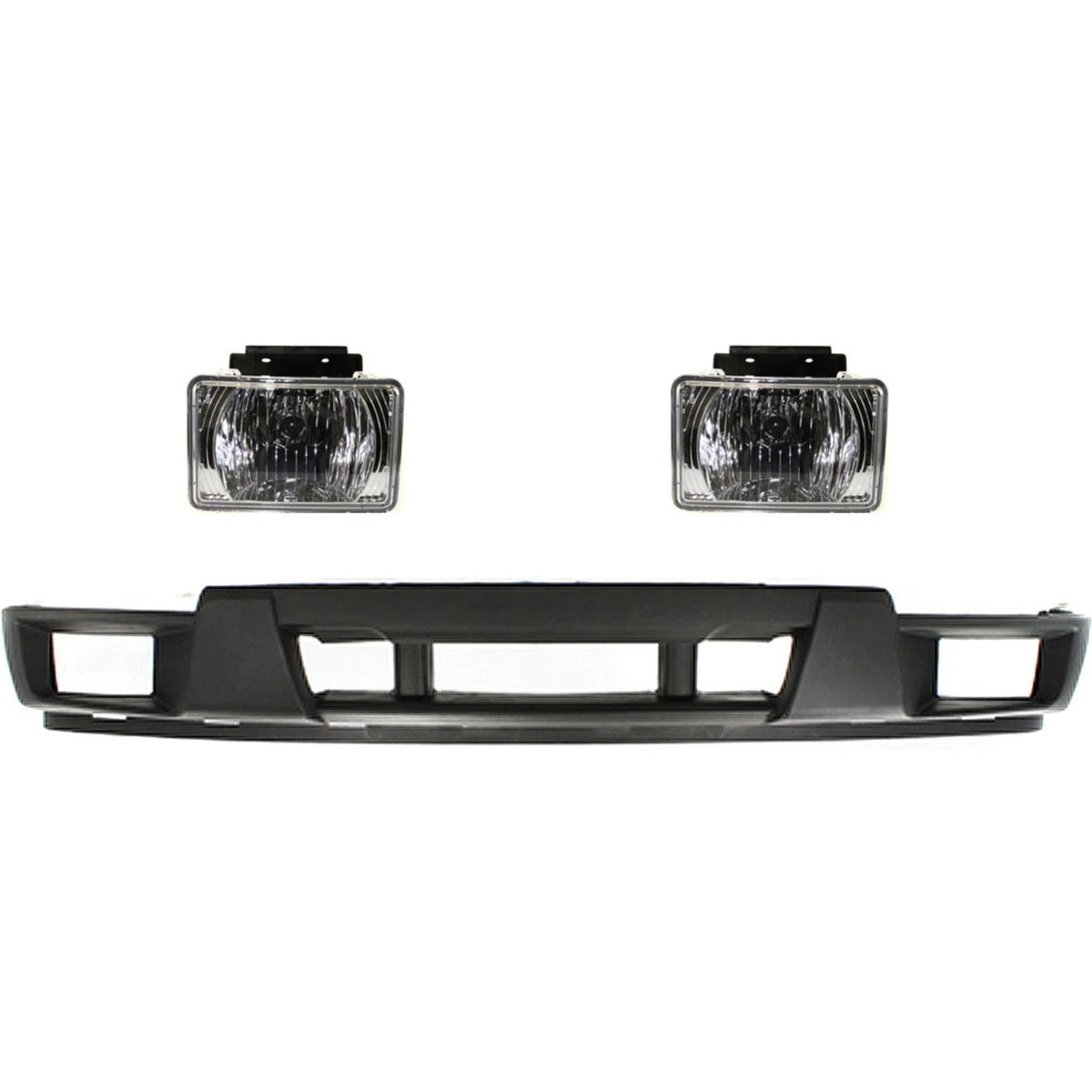 Bumper Cover Fog Light Kit for Chevy Colorado GMC Canyon Isuzu i-290 (2004–2012)