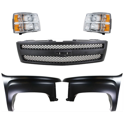 Fender Kit Front Left Right for 2007–2013 Chevy Silverado 1500
