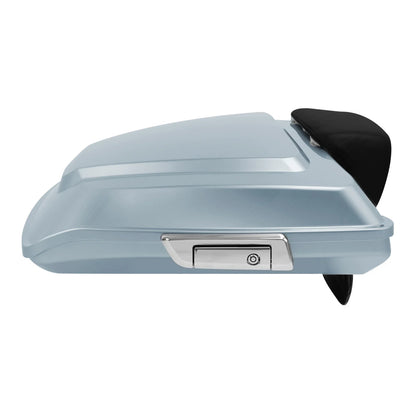 Trunk Backrest Silver Razor for Harley Touring Models 2014-2023