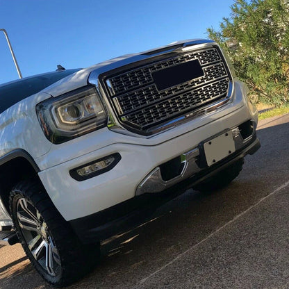 Chrome Front Bumper Skid Plate Armor for GMC Sierra 1500 (2016-2019)