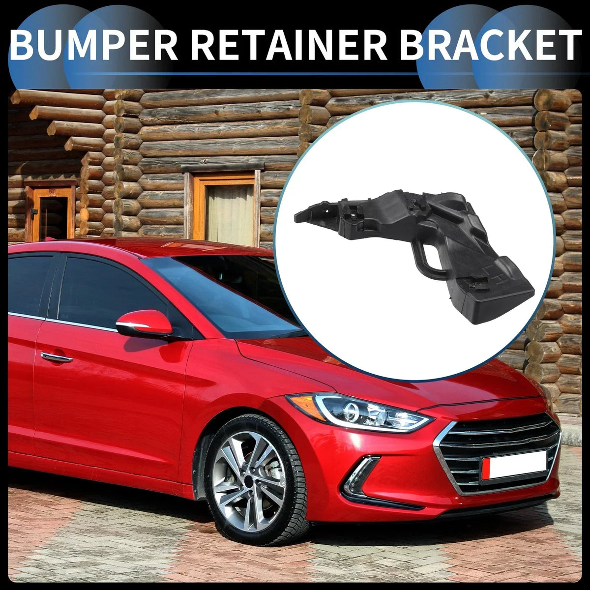 Left Front Bracket for Bumper Retainer - Hyundai Elantra (2017-2018)