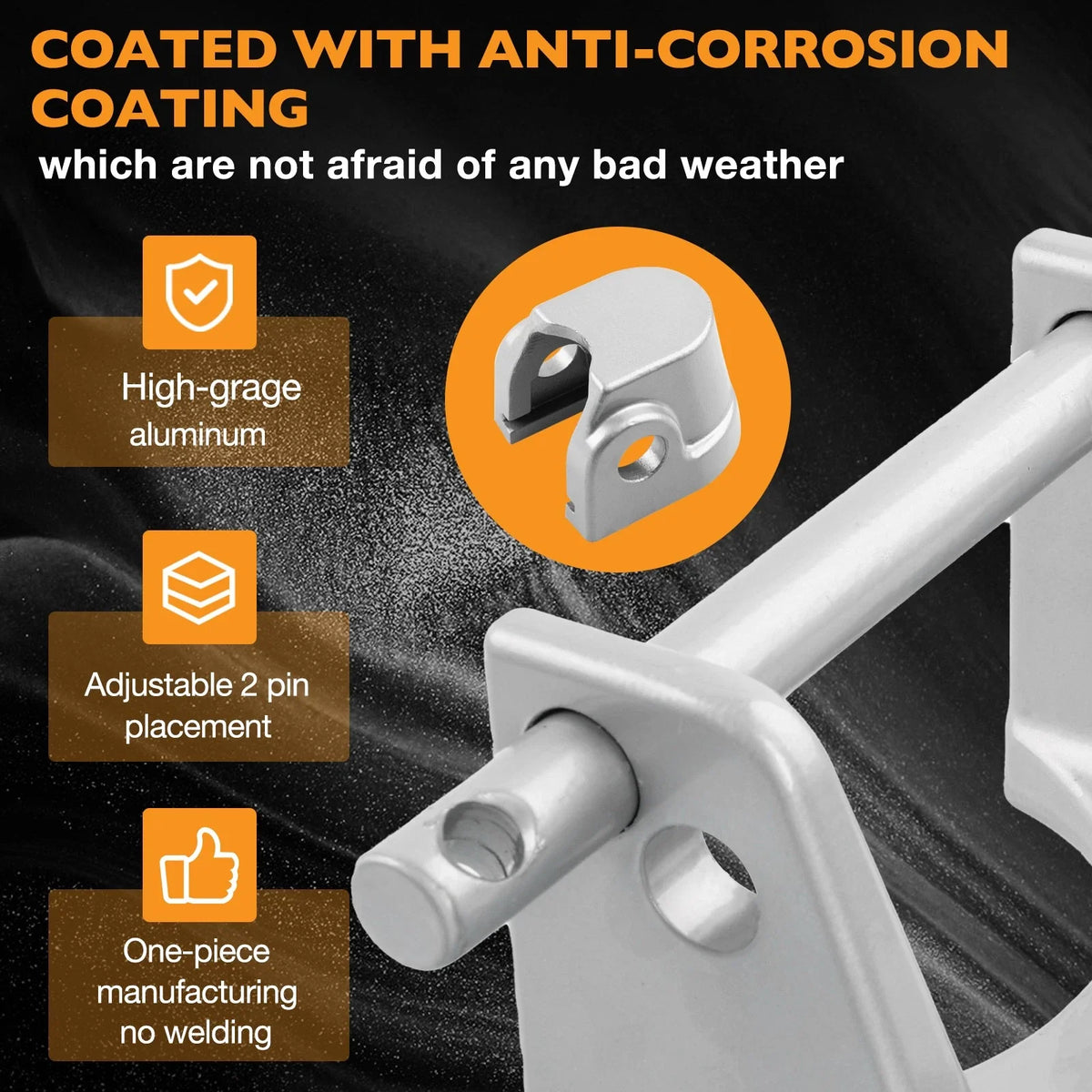 Gooseneck Trailer Hitch Lock for RV Trailers (Heavy Duty)