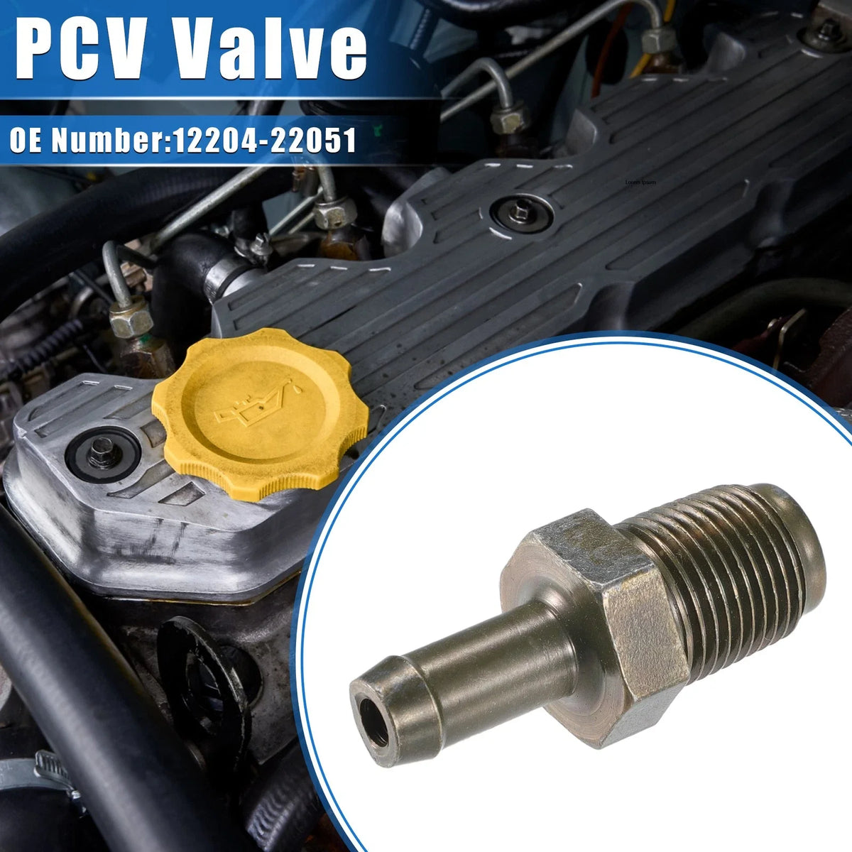 PCV Valve for Toyota Corolla, Matrix (2002–2008)