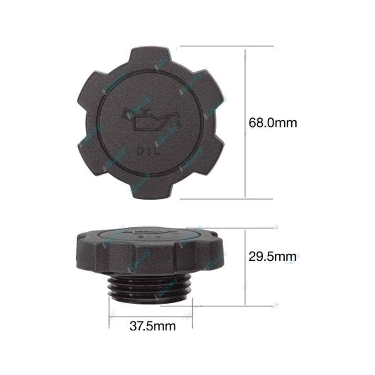 1977-1978 Oil Filler Cap for Hilux RN27 2.0L 4cyl 18R-C Engine