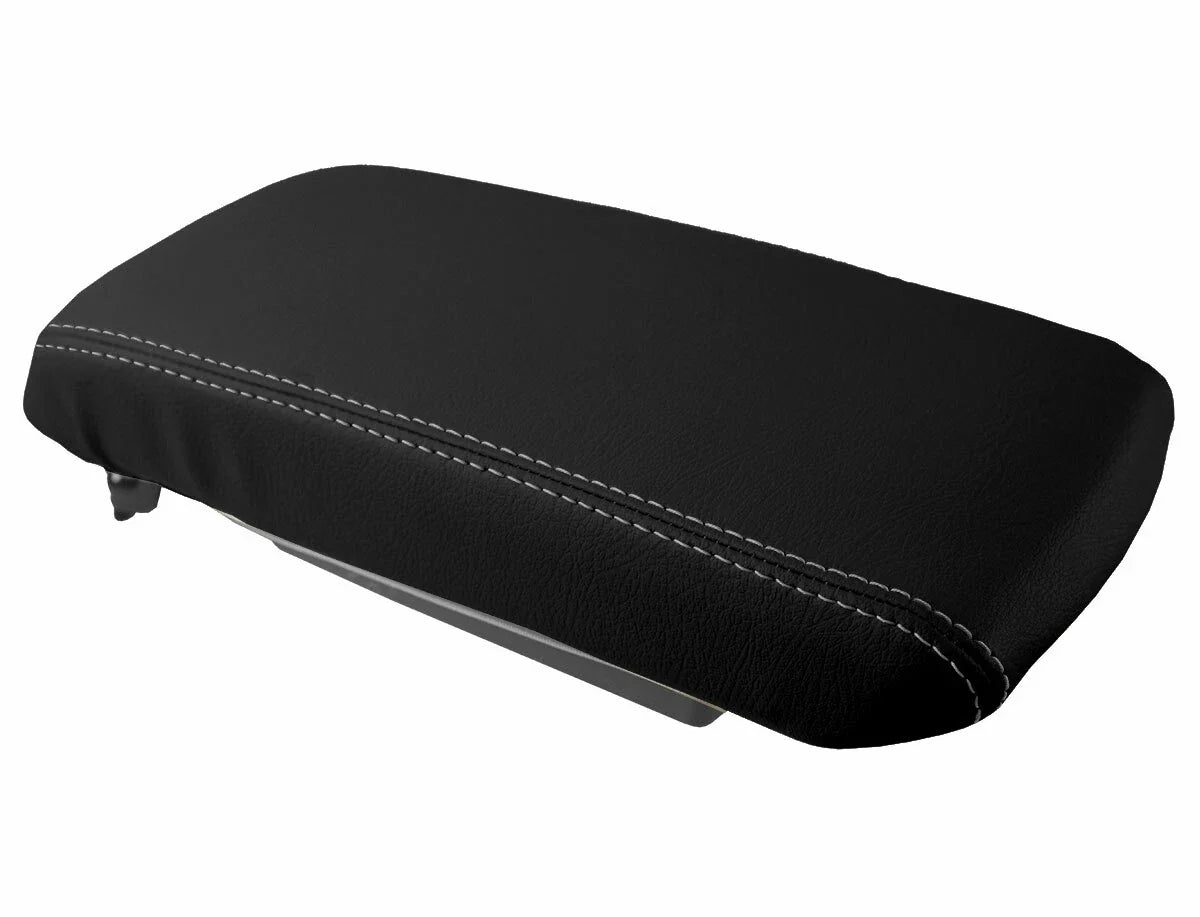 Console Lid Armrest Cover for Dodge Avenger (2008–2014) - Leather Gray Stitch