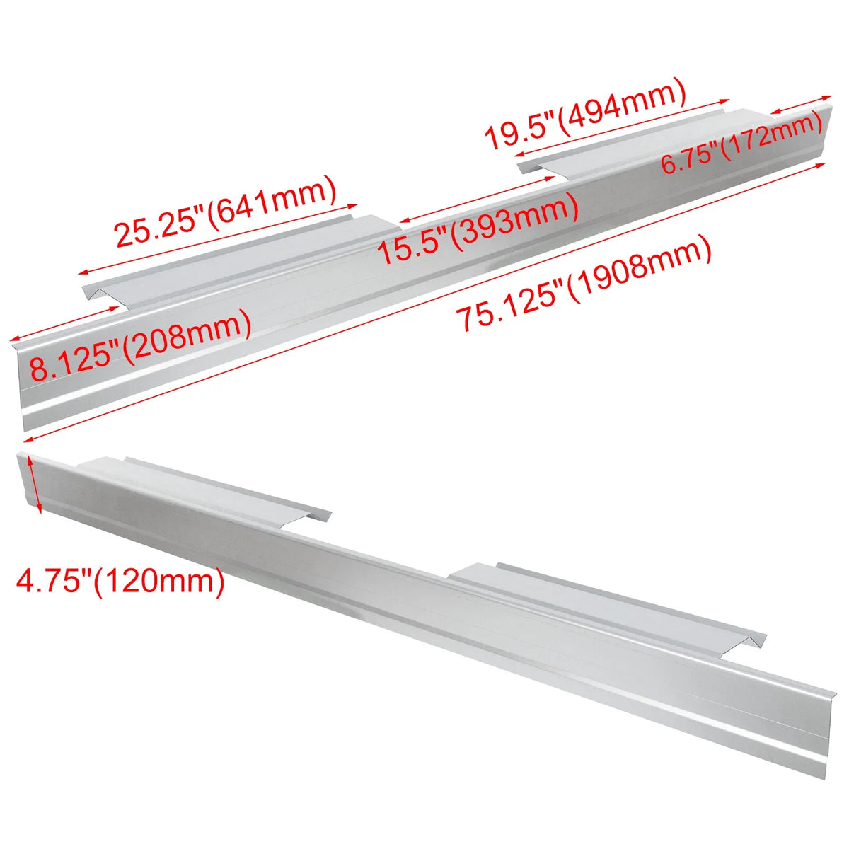 Cab Corners and Outer Rocker Panels for Ford F-150 2004-2008 - Set of 2