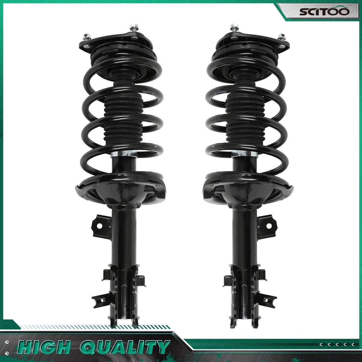 Front Struts and Shocks Assembly with Springs for Kia Rio (2006-2011)
