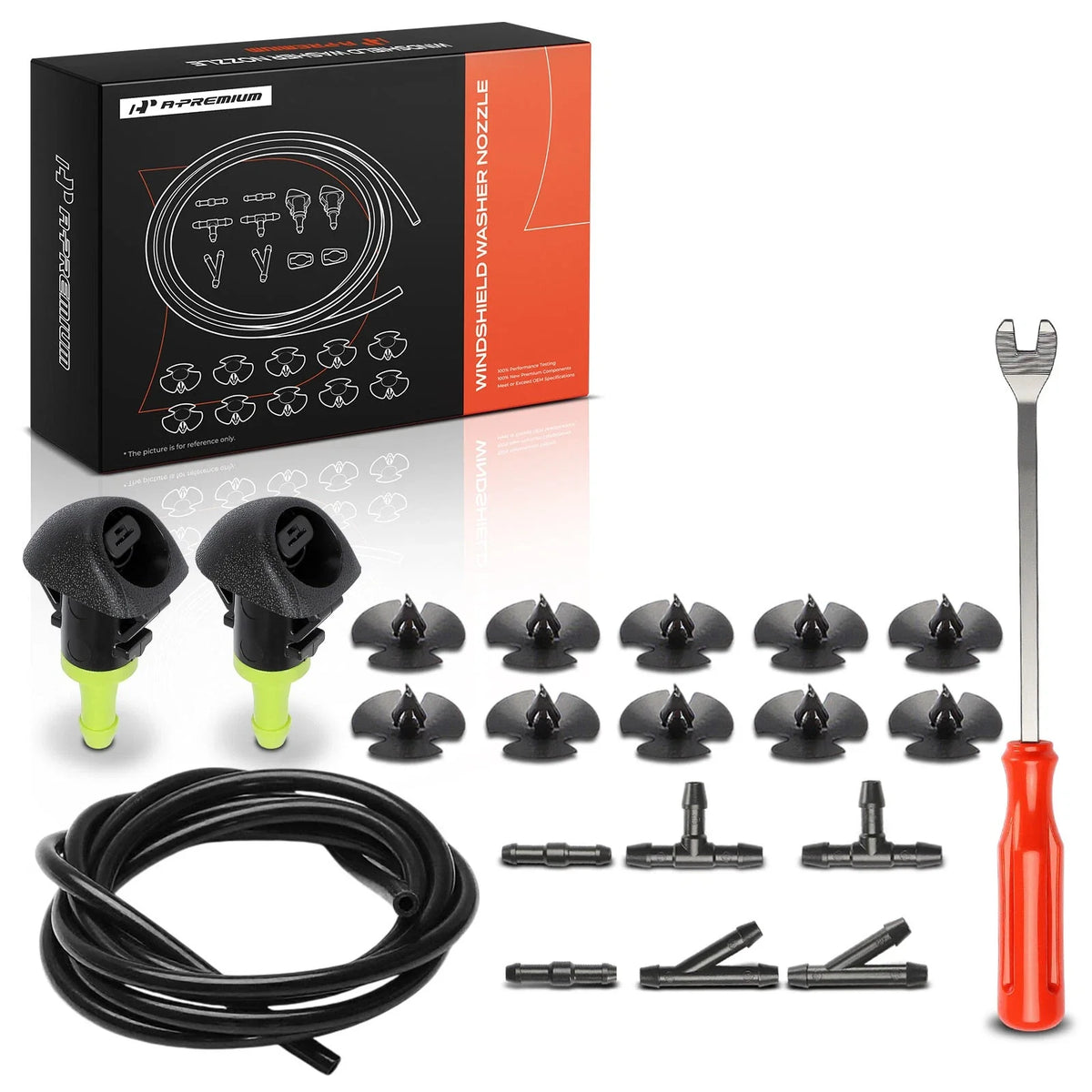 20Pcs Windshield Washer Nozzle Jet Kit for Subaru Forester