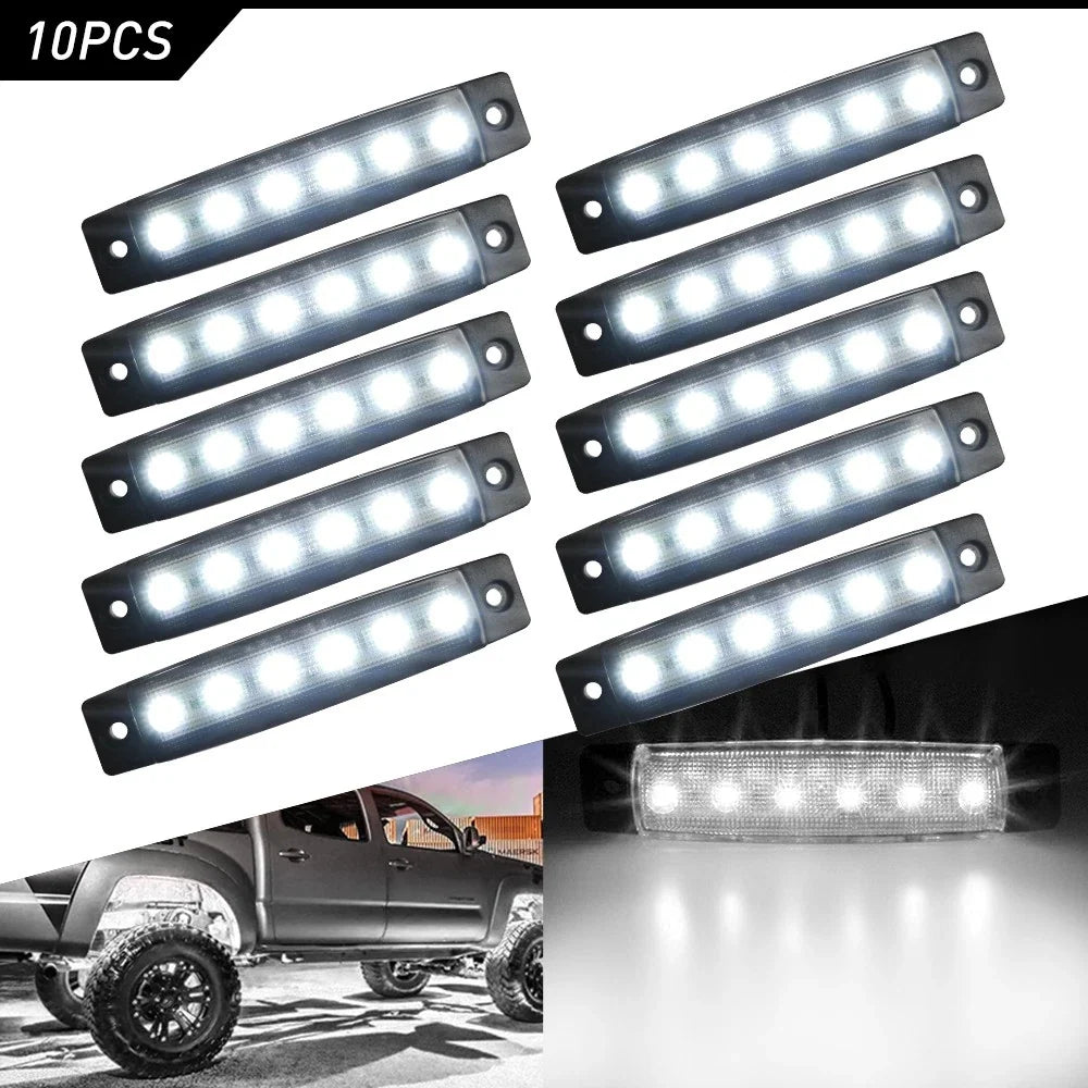 LED Rock Light - White Waterproof for Jeep Truck ATV Boat