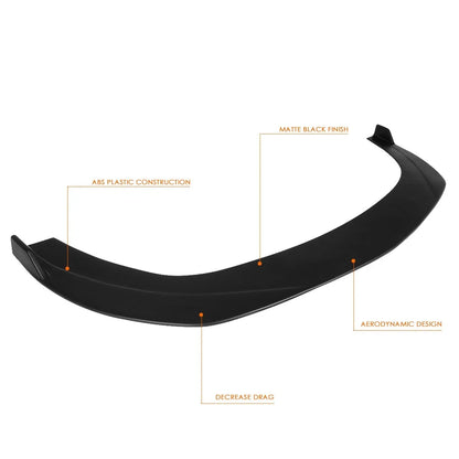 2015–2017 Ford Mustang Matte Black Front Lip Spoiler