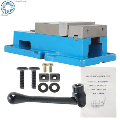 3" Bench Vise Clamp for Lockdown on CNC Milling & Drilling