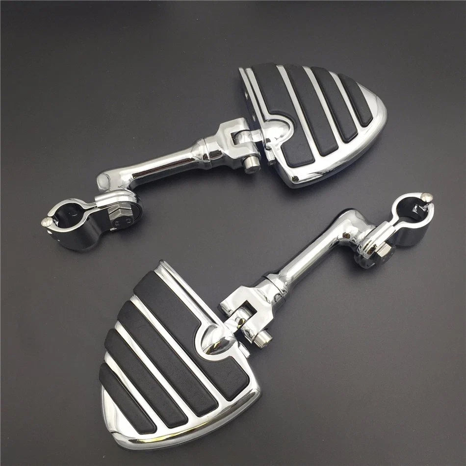 Adjustable Chrome Foot Peg 1.5" Long for Triumph Rocket 3 (2004–2023)