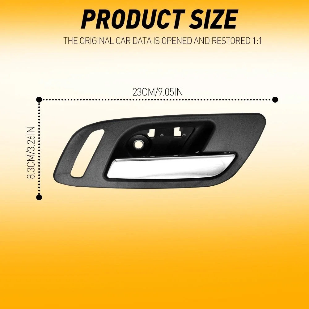 Black Housing Door Handle Inner for 2007-2013 Silverado 1500 Front LH RH