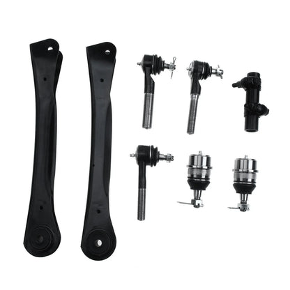8 Front Upper Control Arm Ball Joints & Tie Rod Ends for Jeep Cherokee 97-01