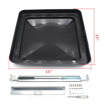 2Pcs Replacement Roof Vent Lid Cover for Ventline Camper RV Trailer (14")