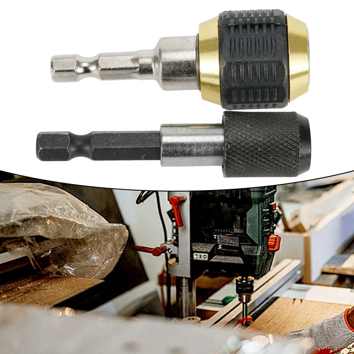 2X Keyless Drill Chuck for Power Tools (Universal Fit)