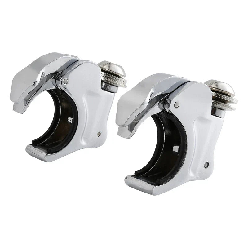 Windshield Clamps 39mm Quick Release Pair for Harley Dyna 2006-2017