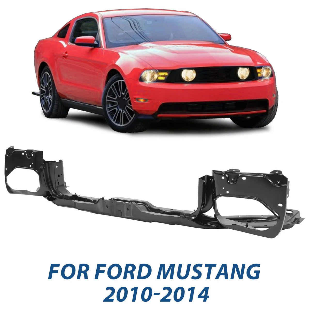 FO1225198 Upper Radiator Support Tie Bar for 2010-2014 Ford Mustang