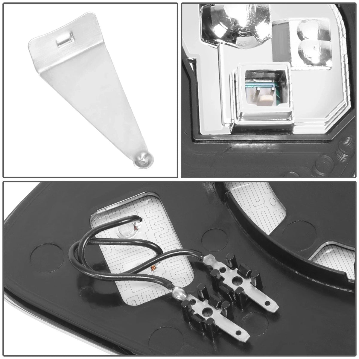 Side Mirror Flat Glass Driver Left for Chevy Cruze (2016–2019)