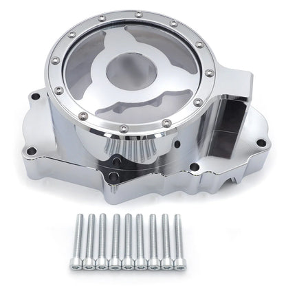 CNC Chrome Left Engine Stator Cover for Honda CBR600/F4/F4i (1986–Present)