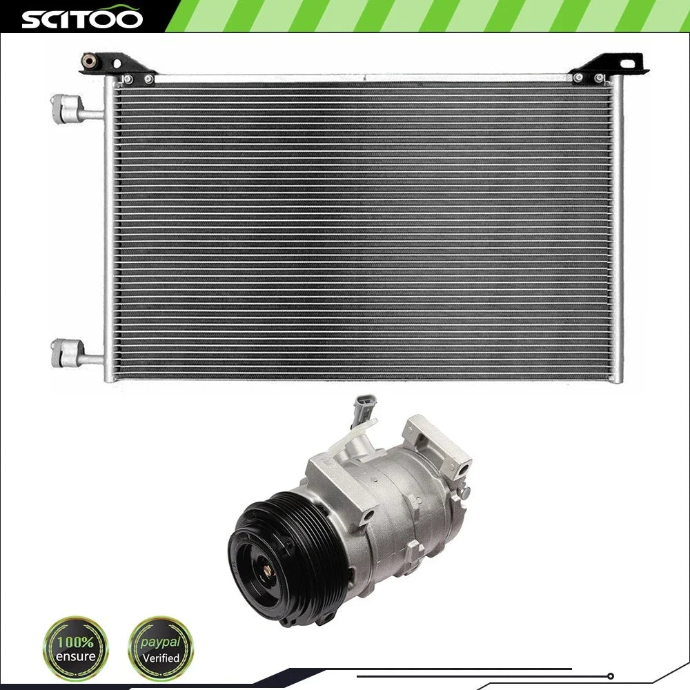 Compressor and Condenser for Chevrolet Silverado 1500 2003-2013