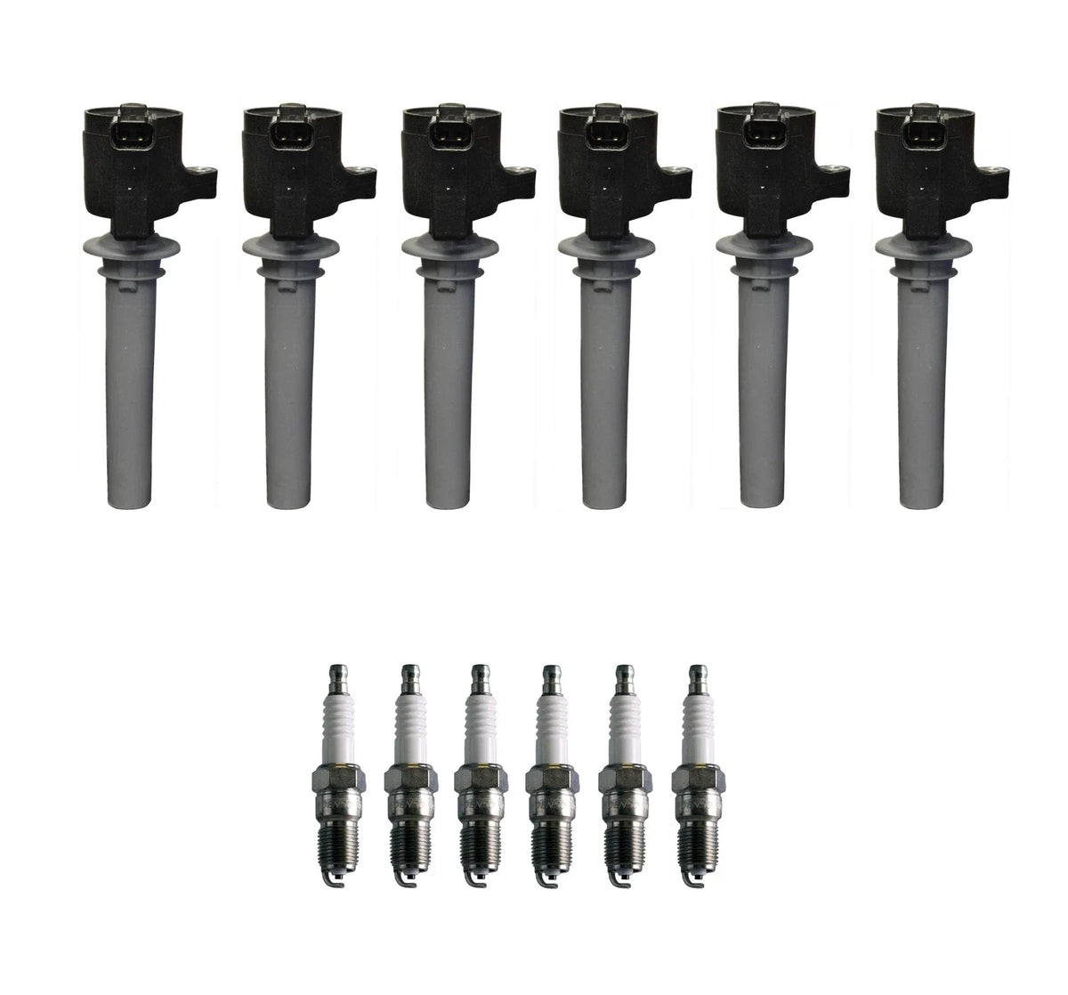 Set of 6 Ignition Coils & 6 Spark Plugs for 3.0L V6 GAS (Denso)