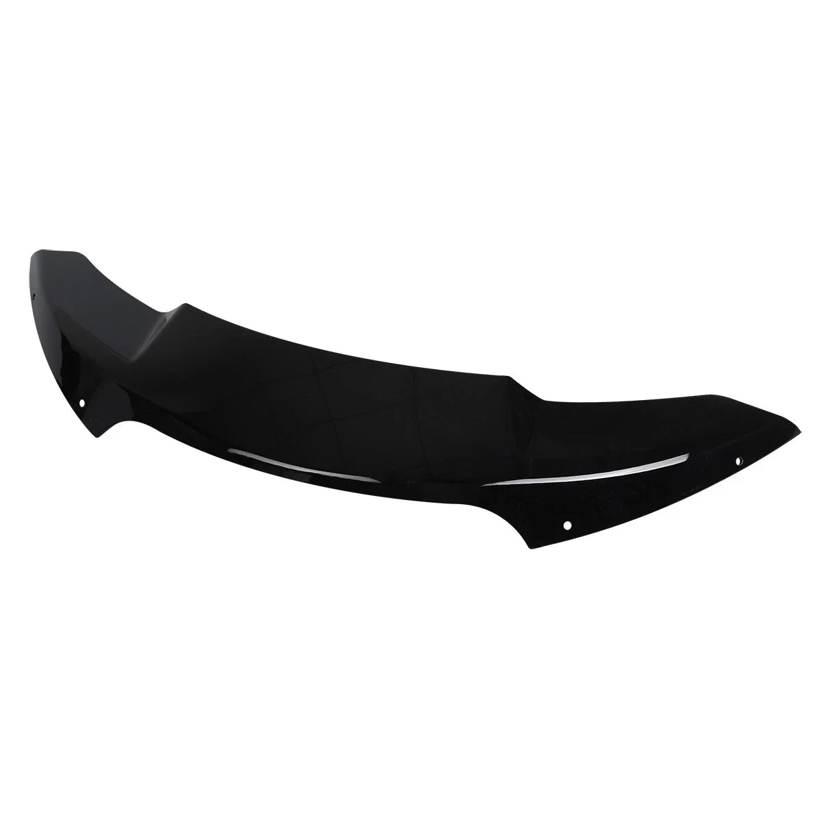 Black 4.5" Wave Windscreen for Harley FLTR FLTRX Road Glide (2015–Present)