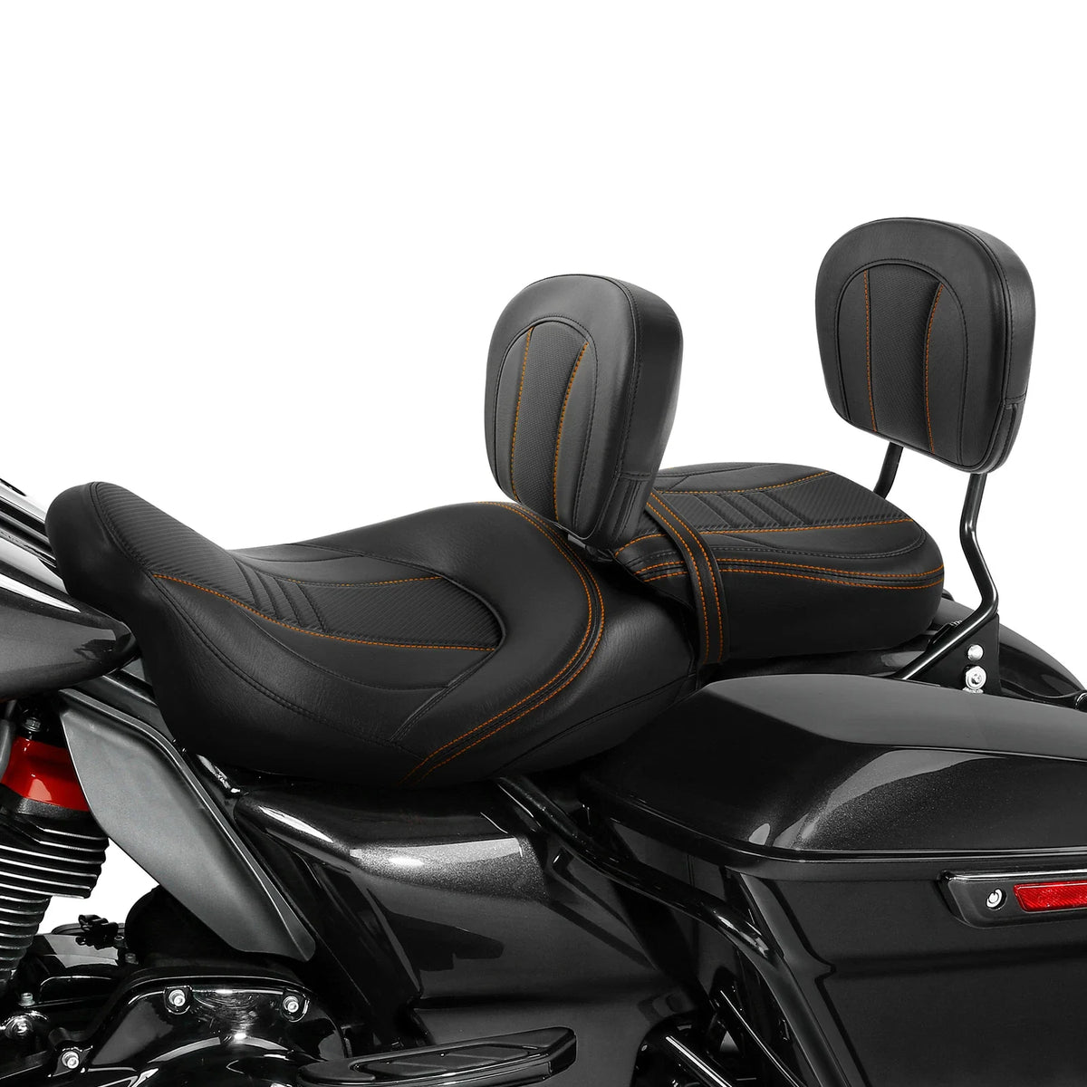 Backrest Pad Set for Harley Road Glide (2009–2023)