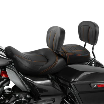 Backrest Pad Set for Harley Road Glide (2009–2023)