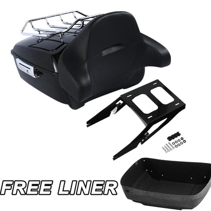 Trunk Backrest Pad for Harley Sport Glide Models 2018-2025