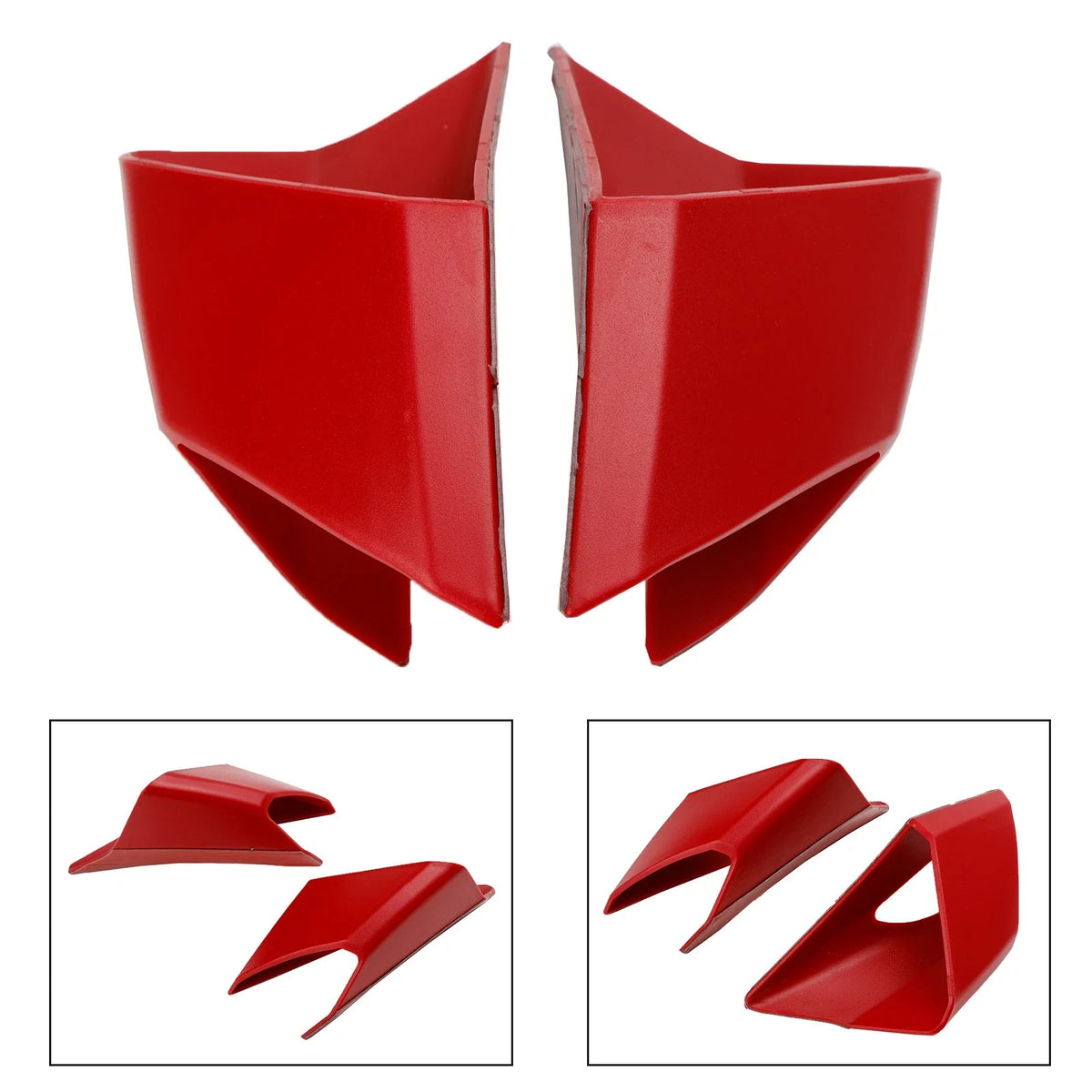 Front Fairing Winglets Side Protection Cover for Honda CBR650R (2019–2021) Red