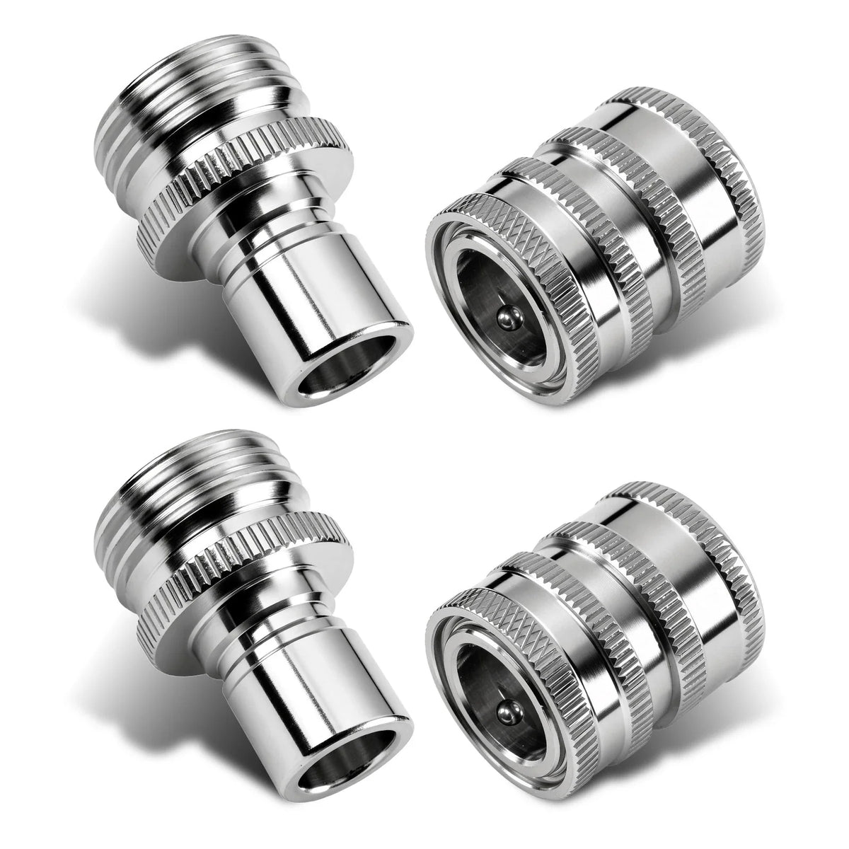 Set of 4 Pressure Washer Adapter Quick Connect Garden Hose Fitting