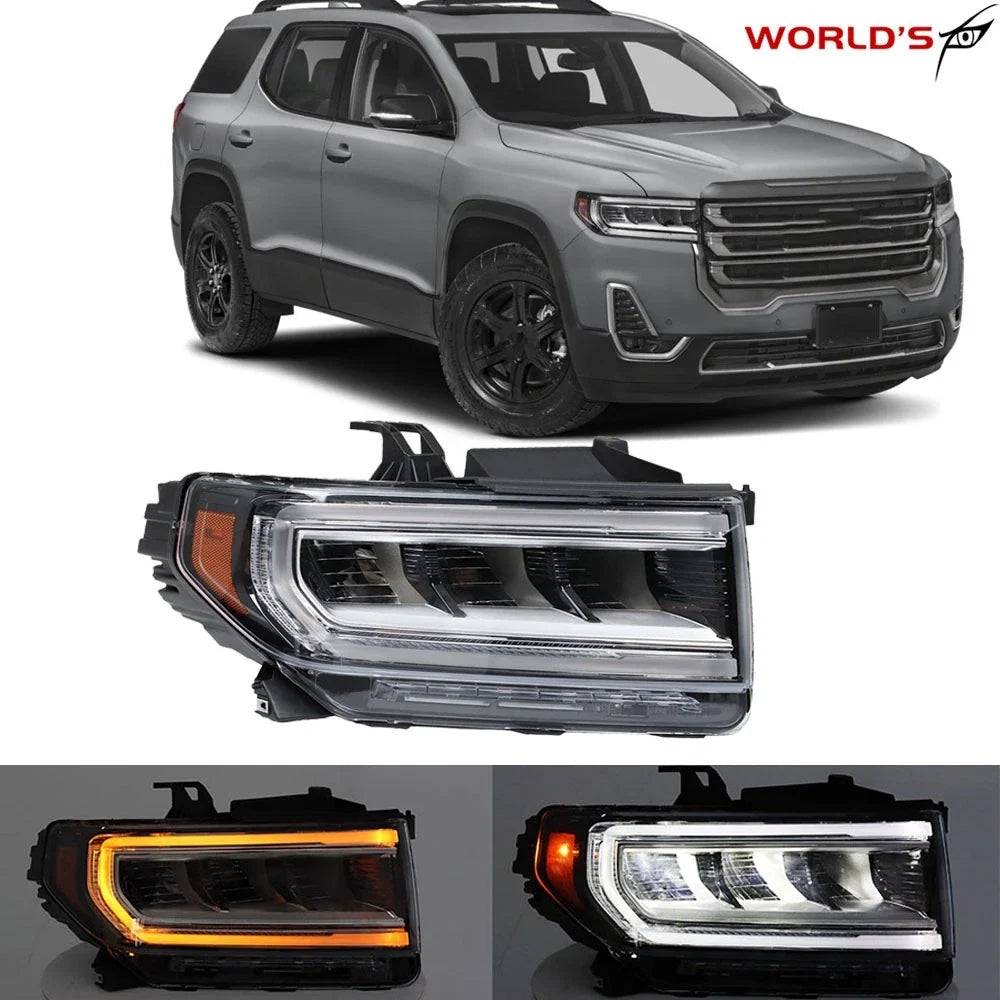 Full LED Headlight for GMC Acadia AT4 (2020–2023) Right Passenger Side