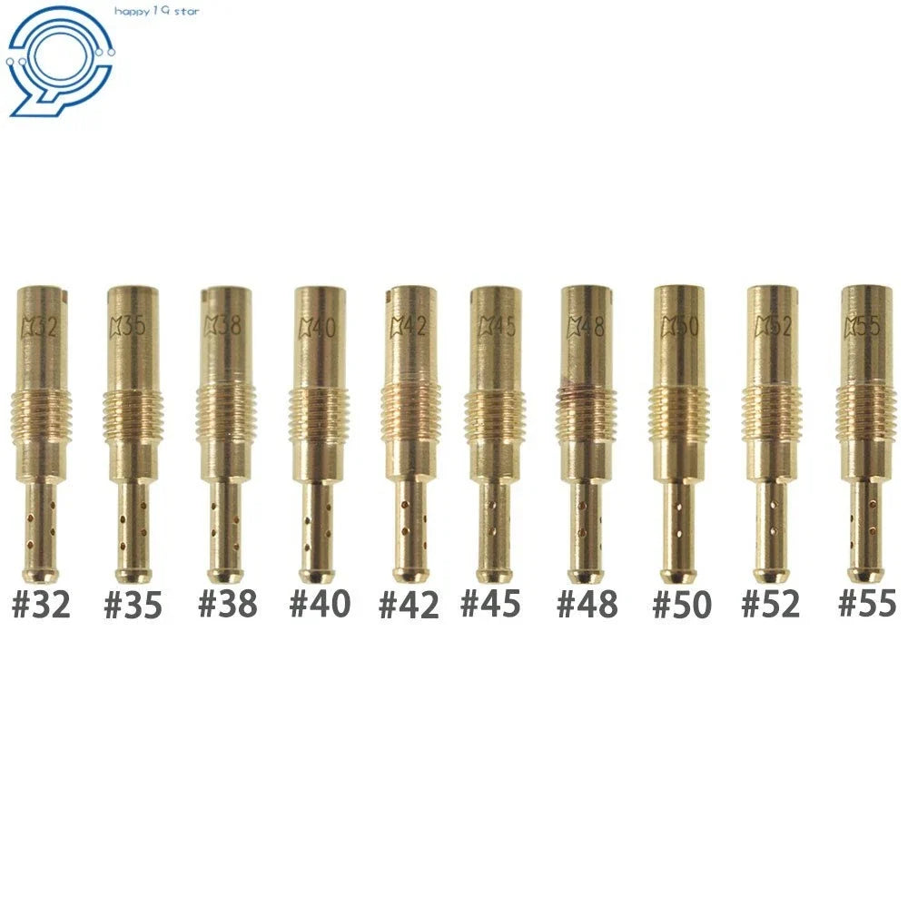 Set of 10 Slow Pilot Jets for PWK OKO CVK 32