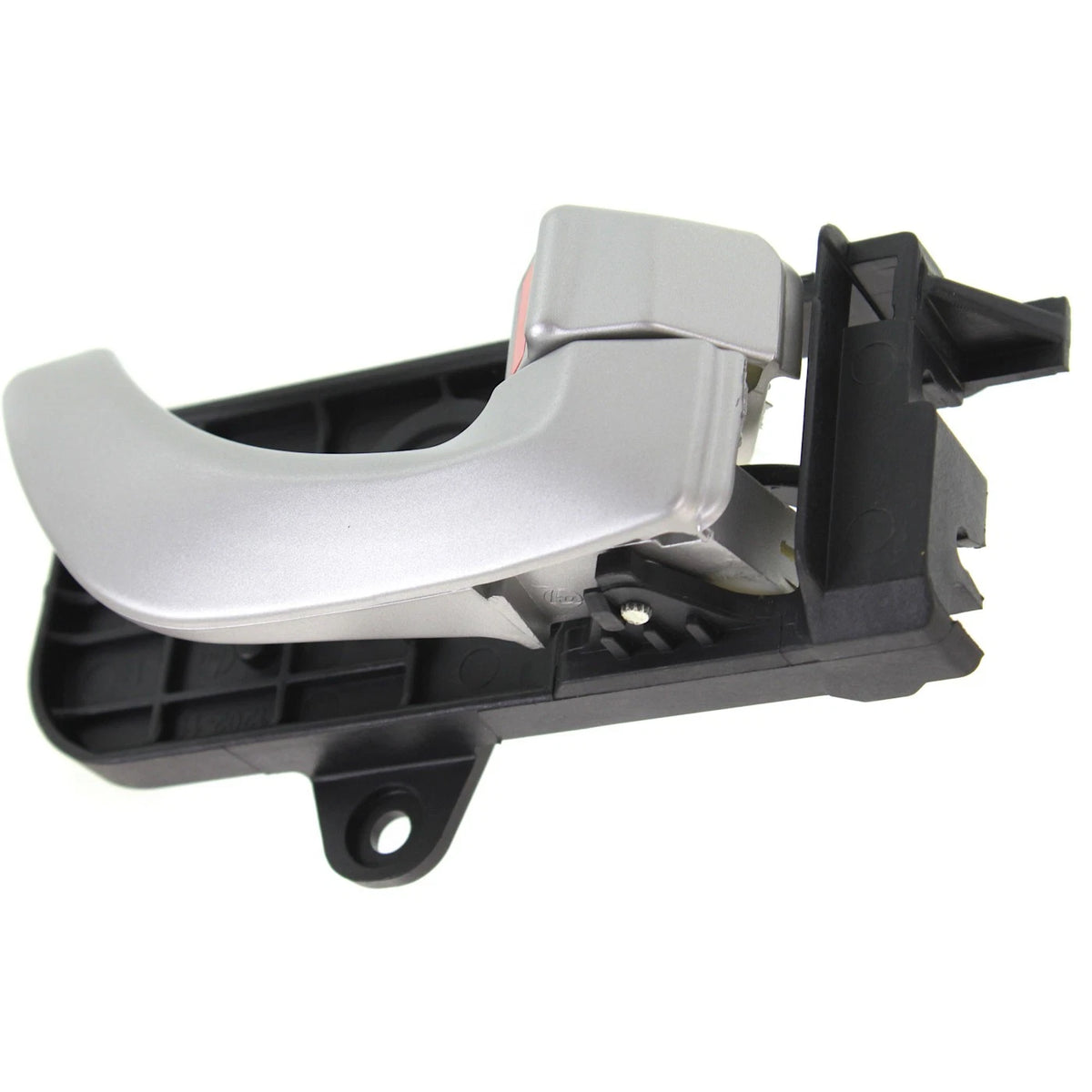 Set of 2 Interior Door Handles for Hyundai Sonata (2006–2007) Silver Plastic