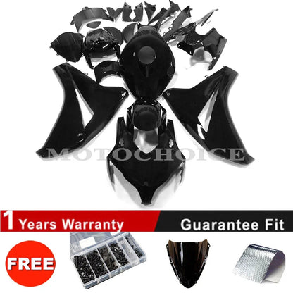 Fairing Kit with Bolts - Glossy Black for Honda CBR 1000RR (2008–2011)