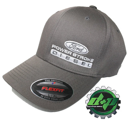 Flex Fit Charcoal Hat for Ford Powerstroke L/XL