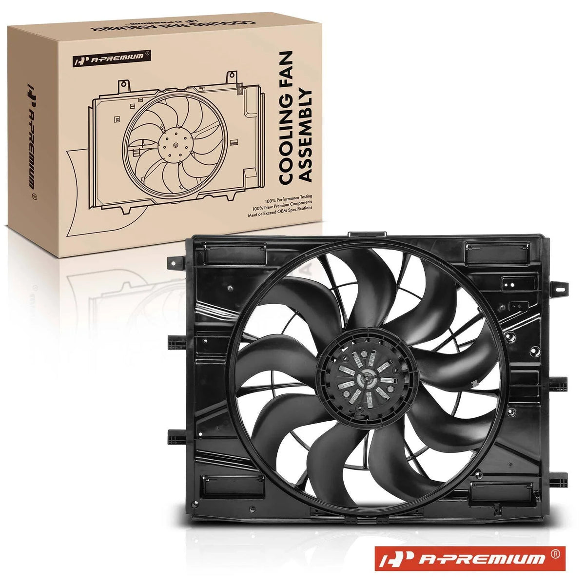 Cooling Fan Assembly with Brushless Motor for Buick Envision (2021–2025)