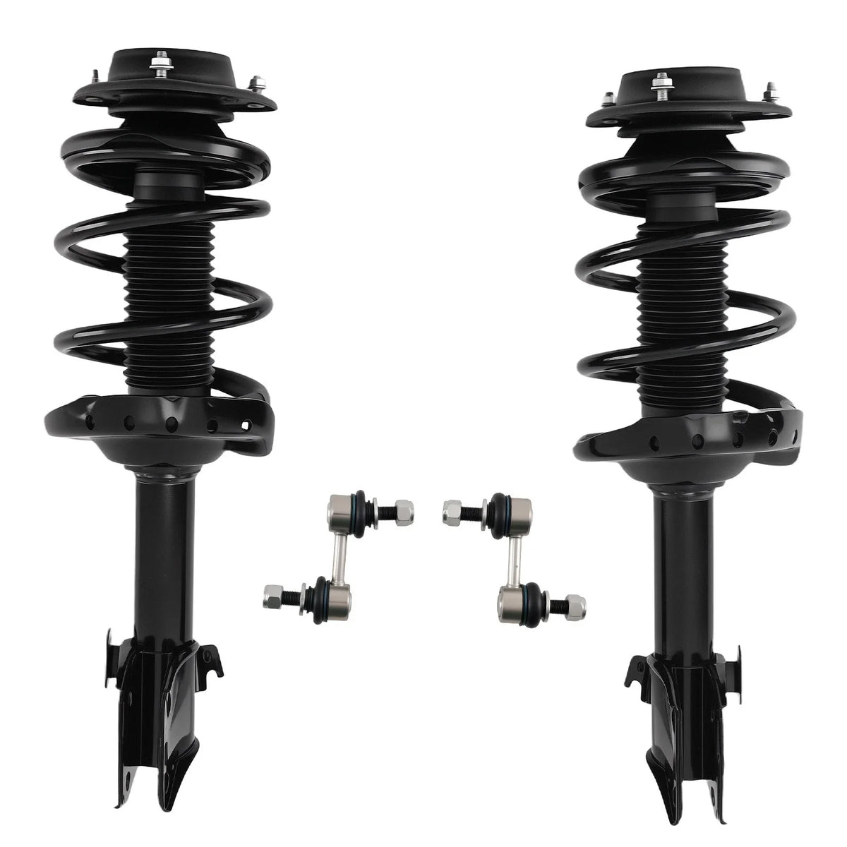 4X Front Strut w/ Spring & Sway Bar Link for 2016-2017 Subaru Crosstrek