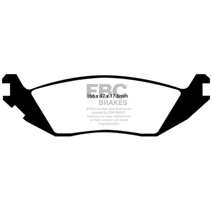 2 Brake Pad Sets for Ram 1500 Classic (2019–2023)