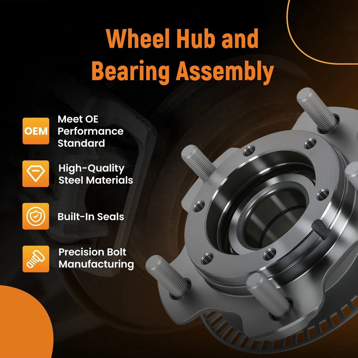 Front Hub Bearing Assembly for Suzuki Grand Vitara 2001-2005 513193