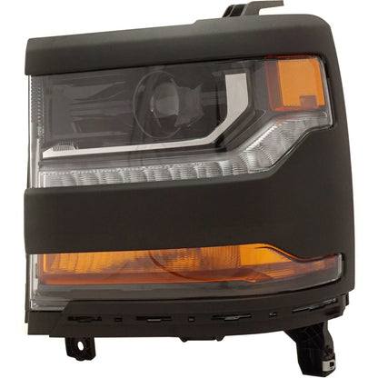 Headlight Kit for Chevrolet Silverado 1500 (2016–2018) Left LH HID/Xenon Assy