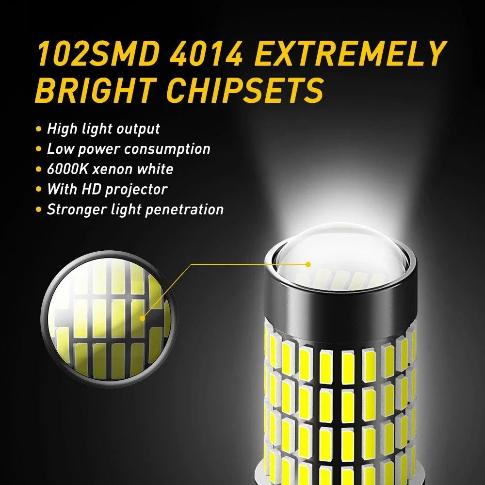 LED Daytime Running Light Bulbs 7443 7440 for