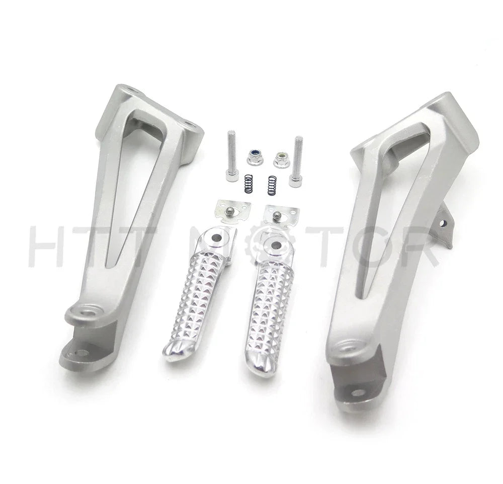 Set of 2 Rear Passenger Footrest Peg Brackets for Yamaha YZF R1 (2009–2014)
