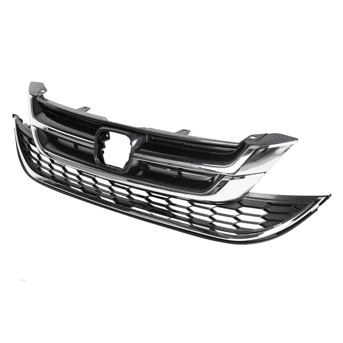 Chrome Upper Grille Mesh for Honda CR-V (2010–2011)